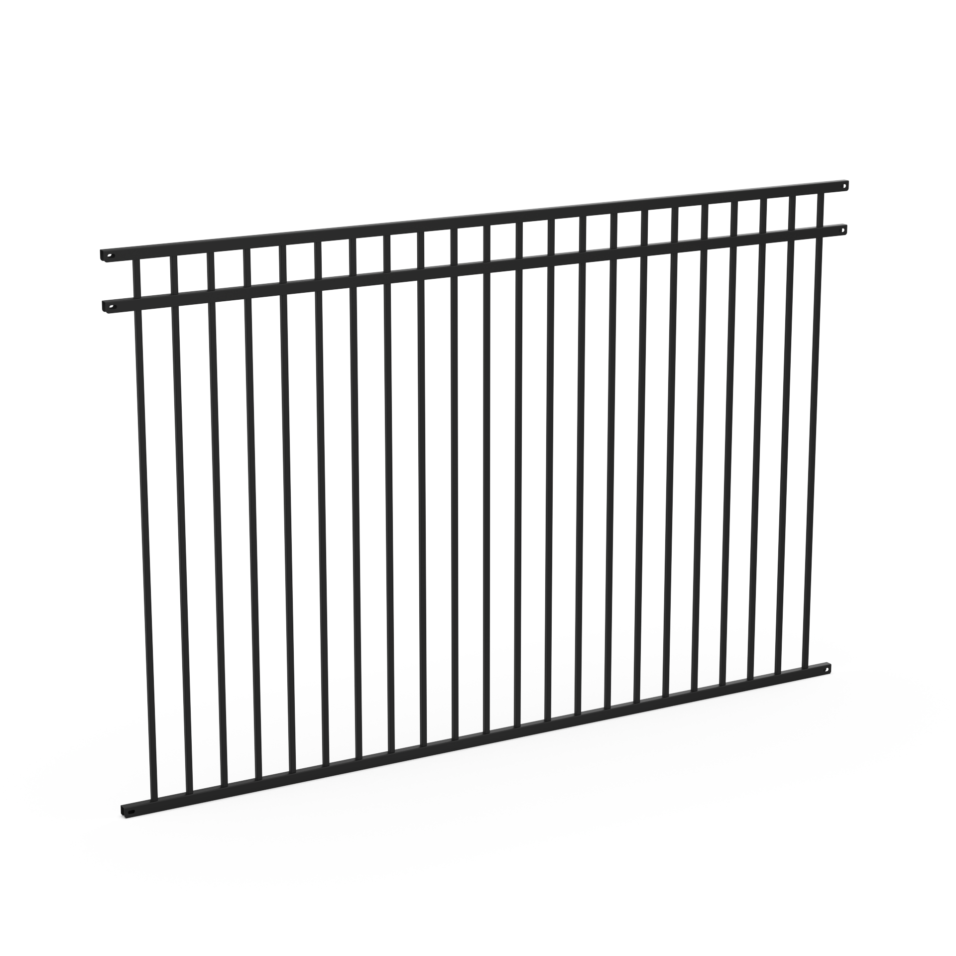 Fortress Flat Top 3 Rail Versai 2 1800 x 2299 Panel Black Satin