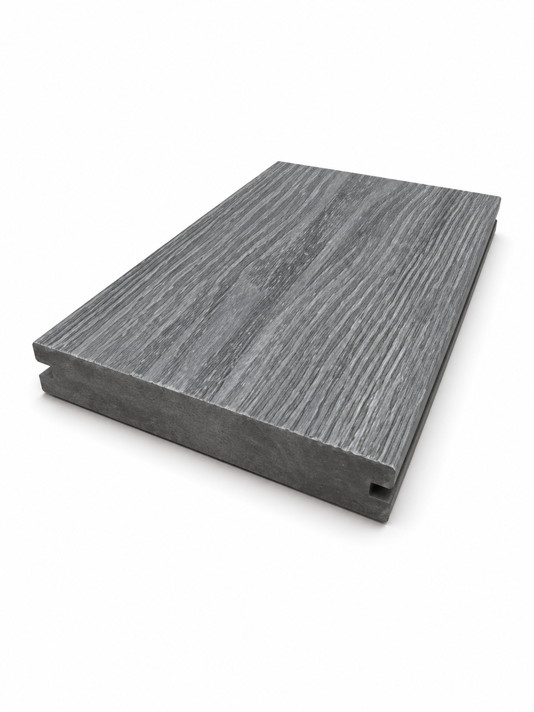 WPC Solid Decking Board - Jade / Charcoal
