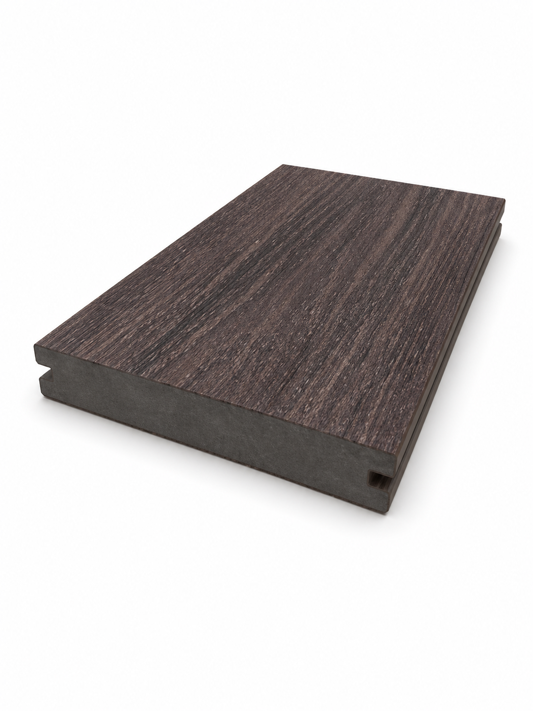 WPC Solid Decking Board - Sandalwood / Mohogany