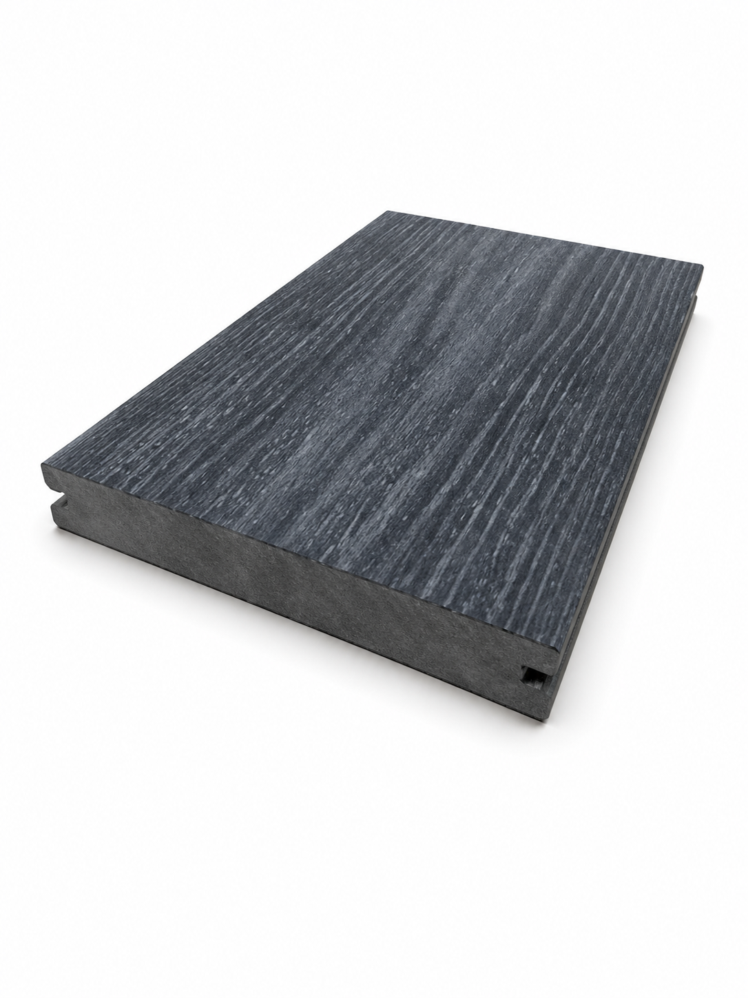 WPC Solid Decking Board - Jade / Charcoal