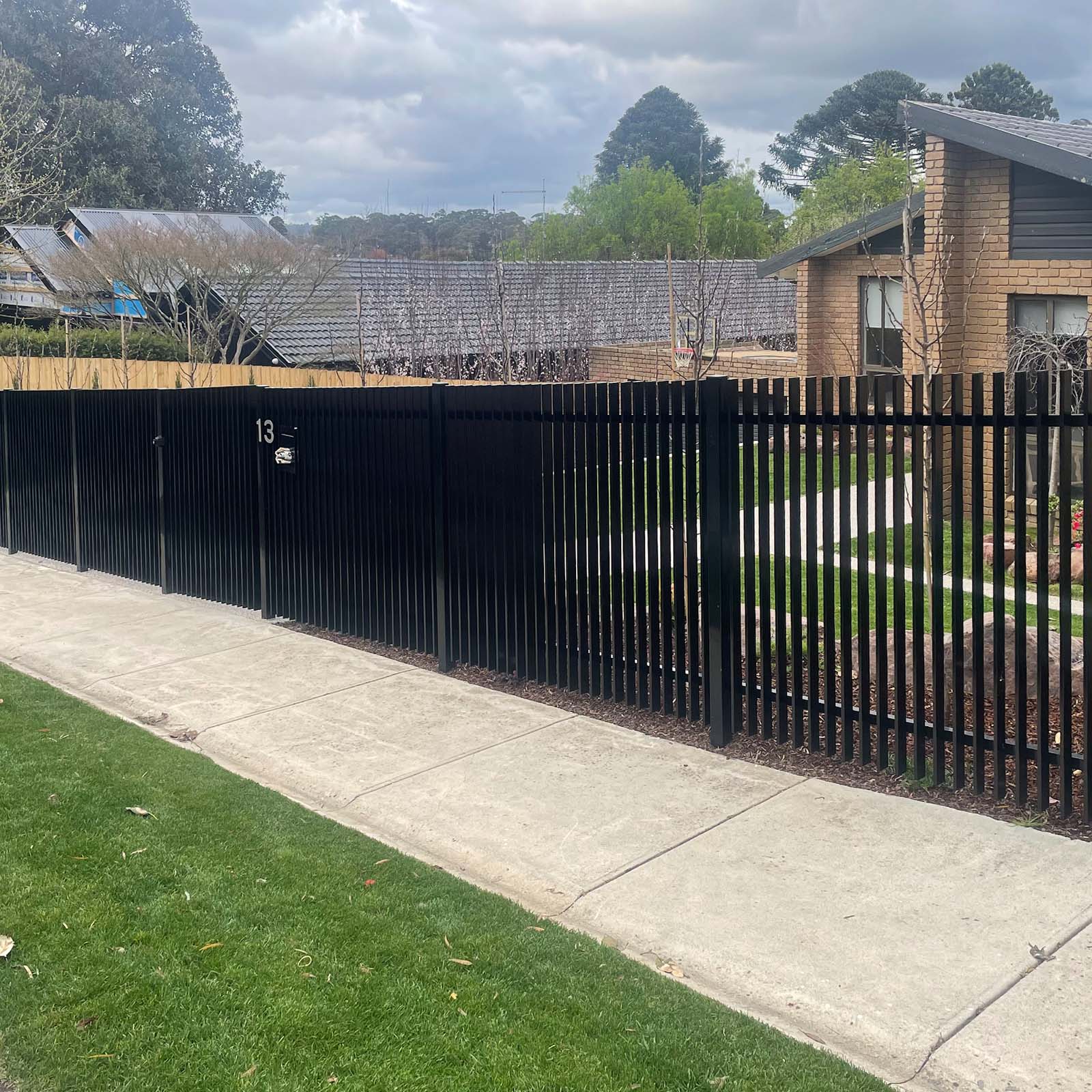 Aluminium Blade Fence Panel