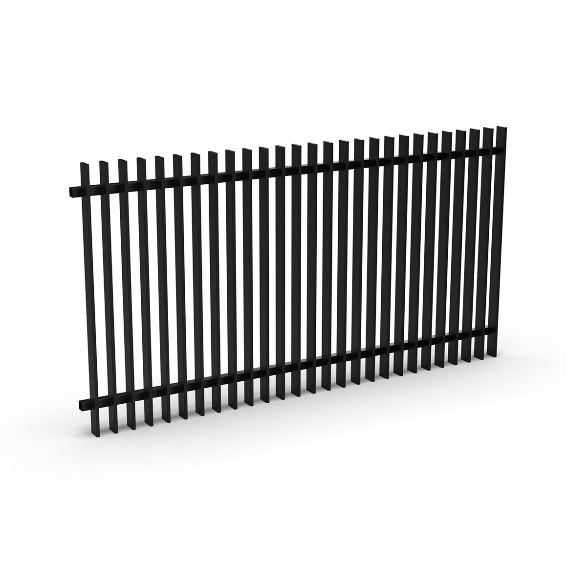 1200 mm High Aluminium Blade Fence Panel