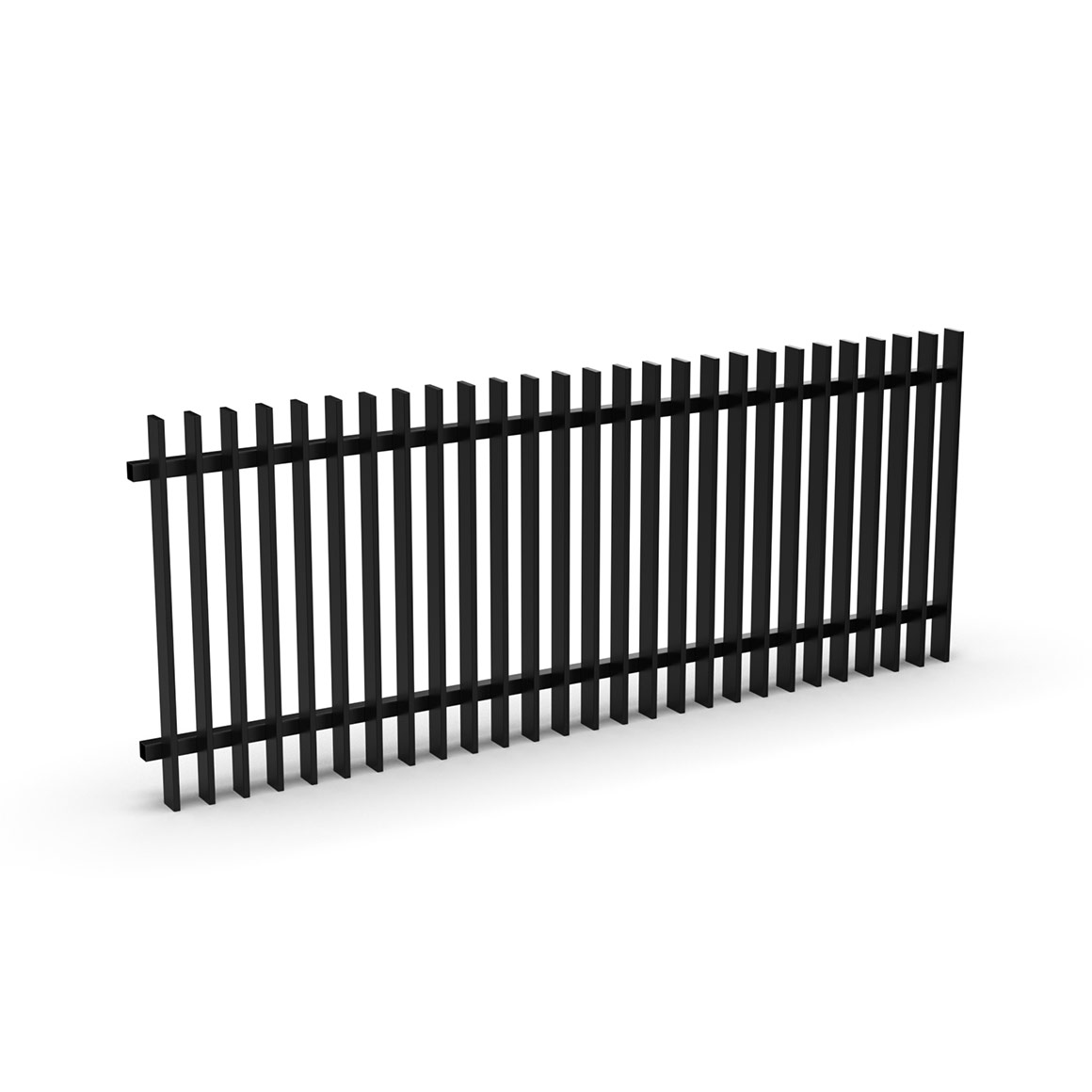 900 mm High Aluminium Blade Fence Panel