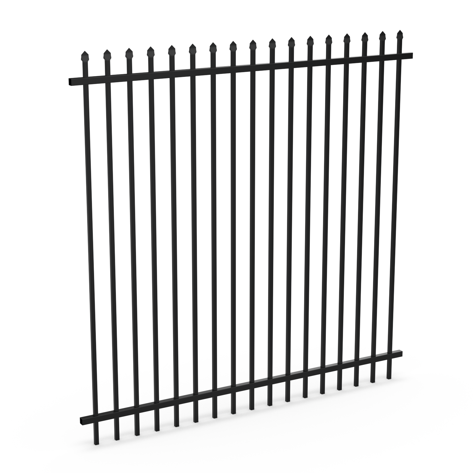 Industrial Spear Top Fence Panel