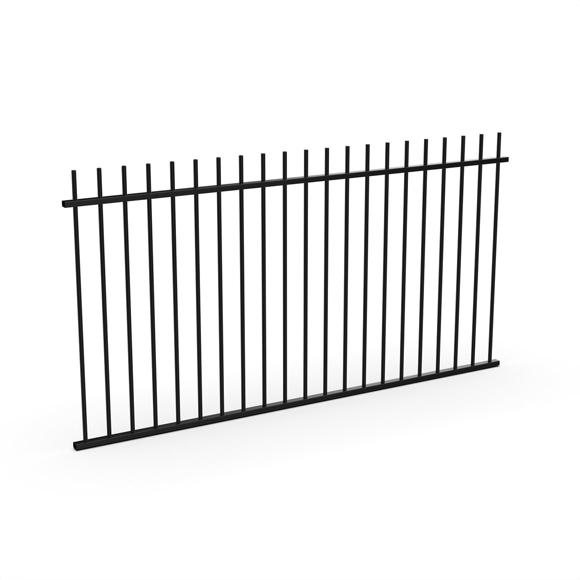 Rod Top Fence Panel