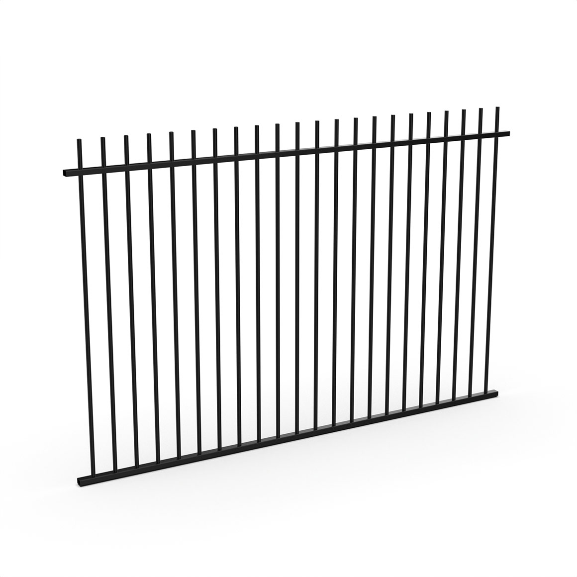 Rod Top Fence Panel