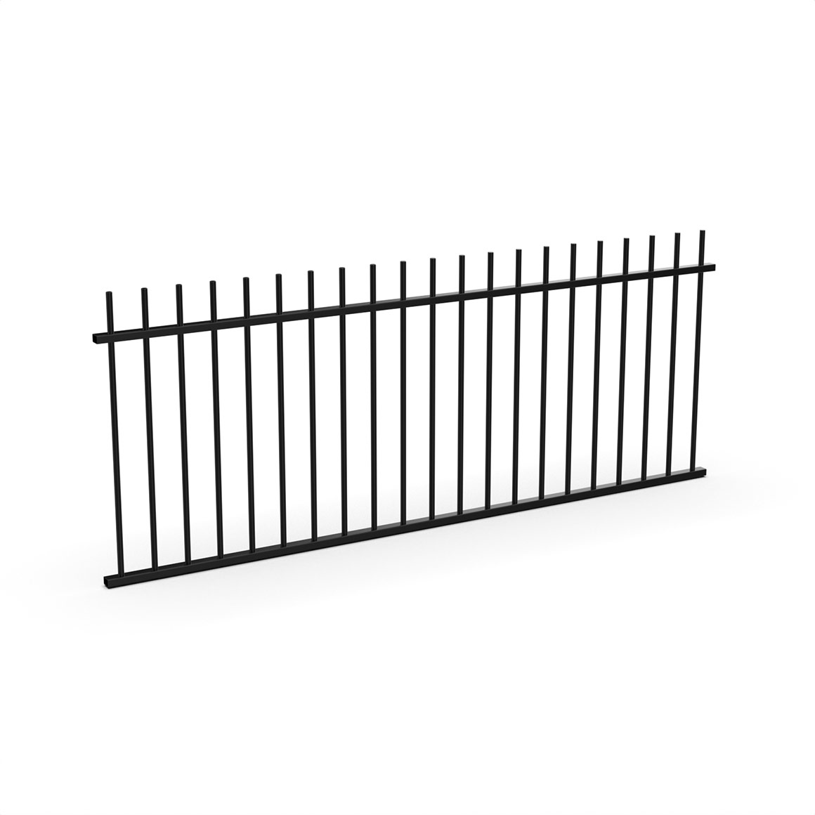 Rod Top Fence Panel