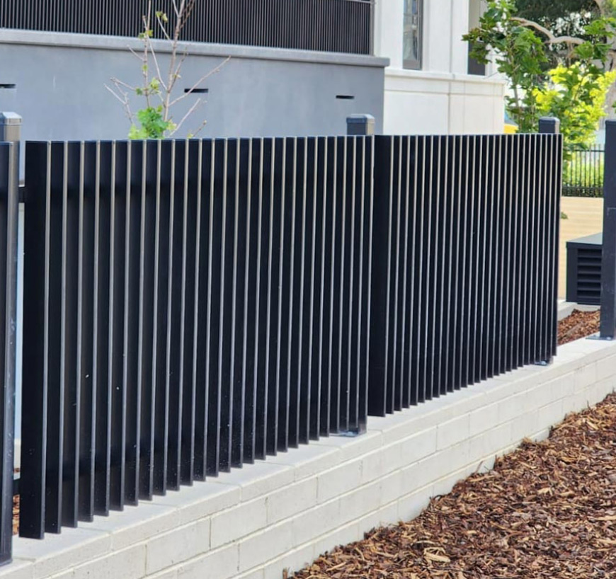 2300 mm Wide Aluminium Blade Fence Panel